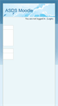 Mobile Screenshot of moodle.asds.org