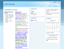 Tablet Screenshot of moodle.asds.org